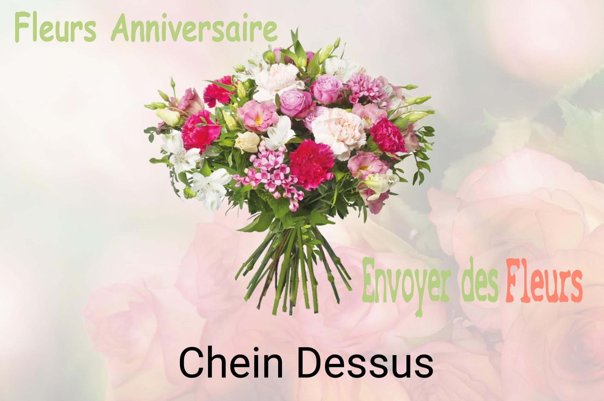 Bouquet de fleurs d’anniversaire livré à Chein-Dessus