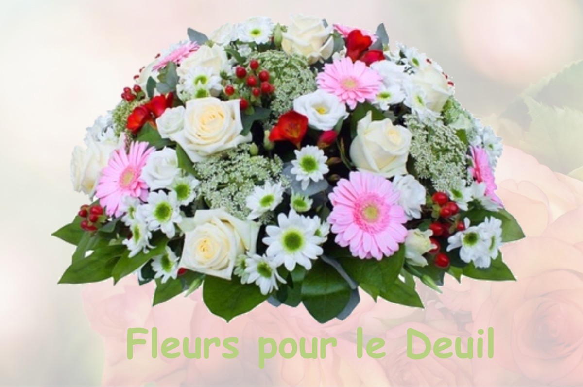 fleurs deuil CHEIN-DESSUS